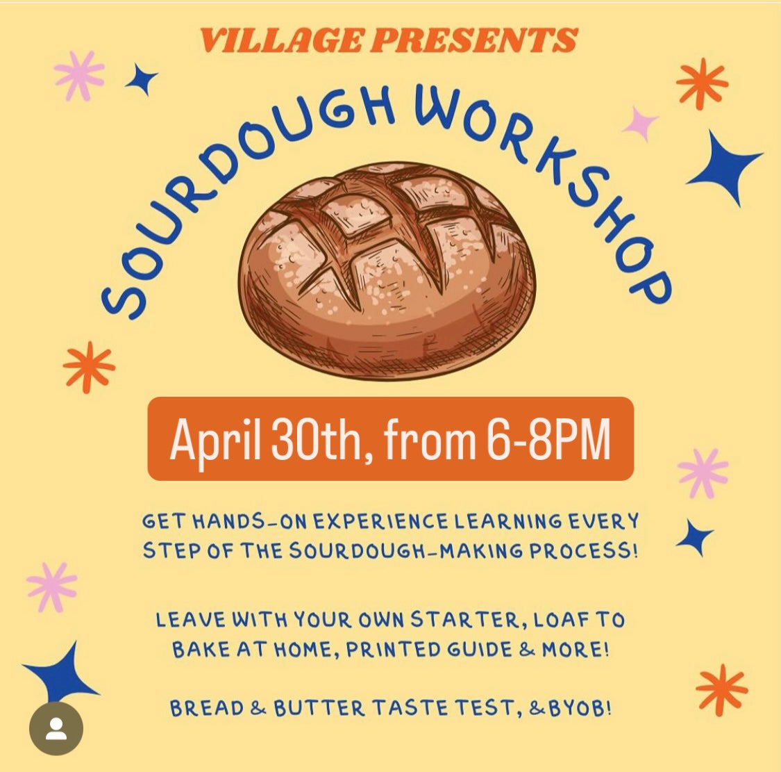 Sourdough Workshop 4/30