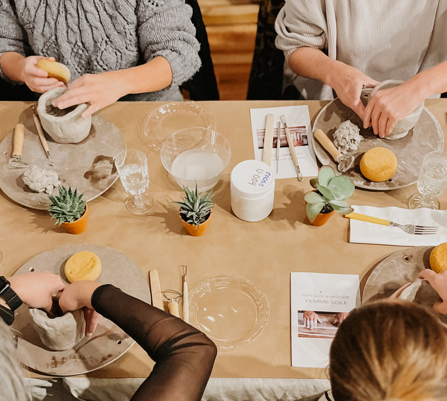 *Clay Candlestick Making Workshop 4/9
