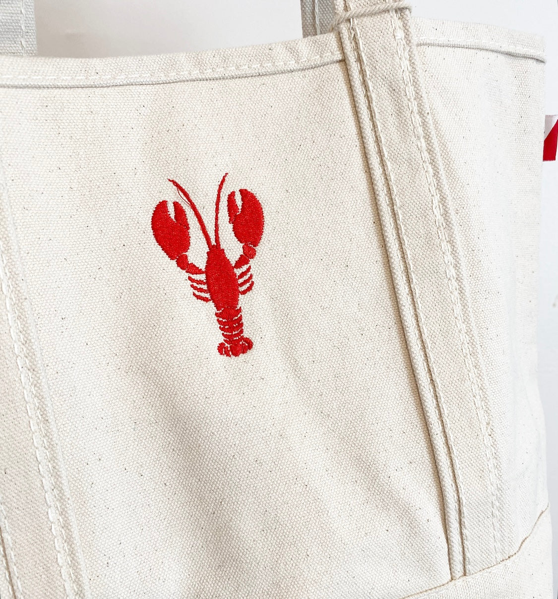 Mini Canvas Lobster Boat Tote