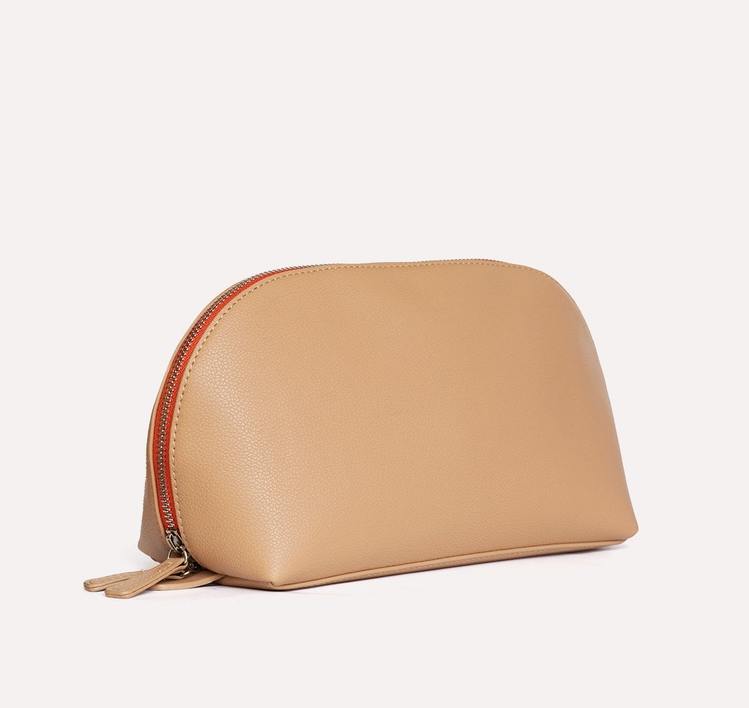 Vegan Leather Domed Pouch