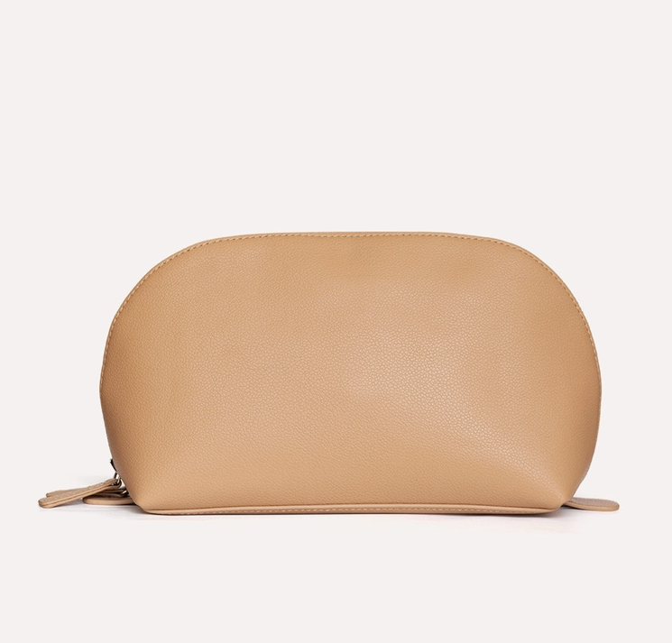 Vegan Leather Domed Pouch