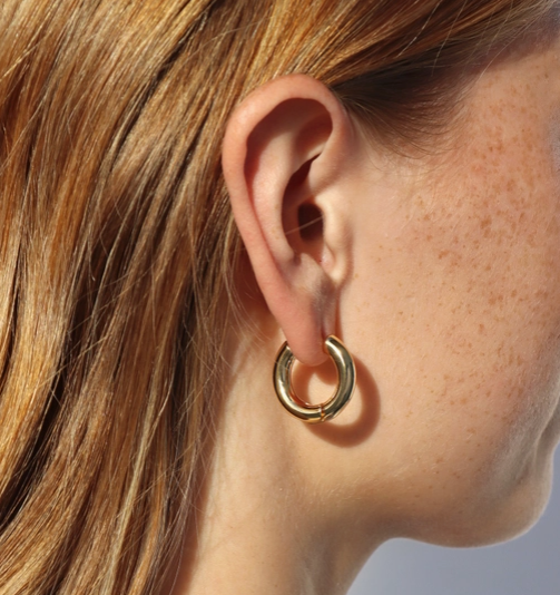 Everyday Hoops gold fill