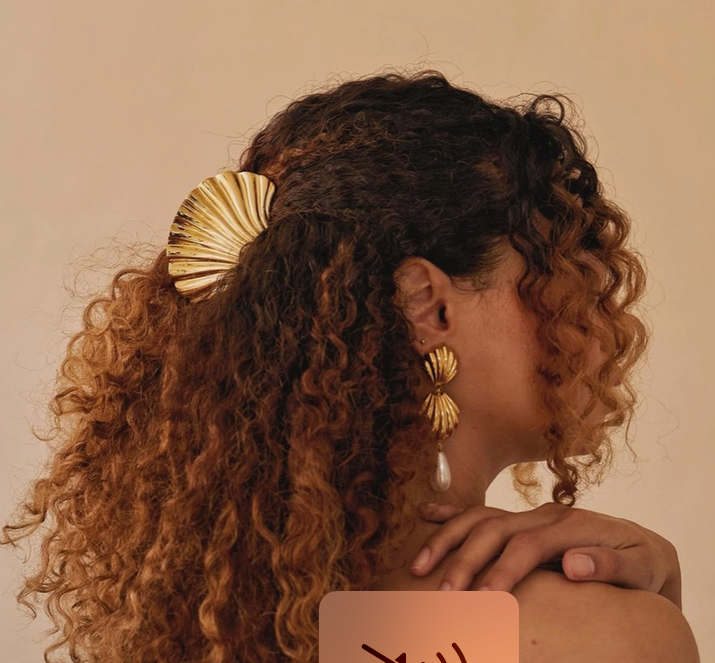 Metal Shell Hair Clip