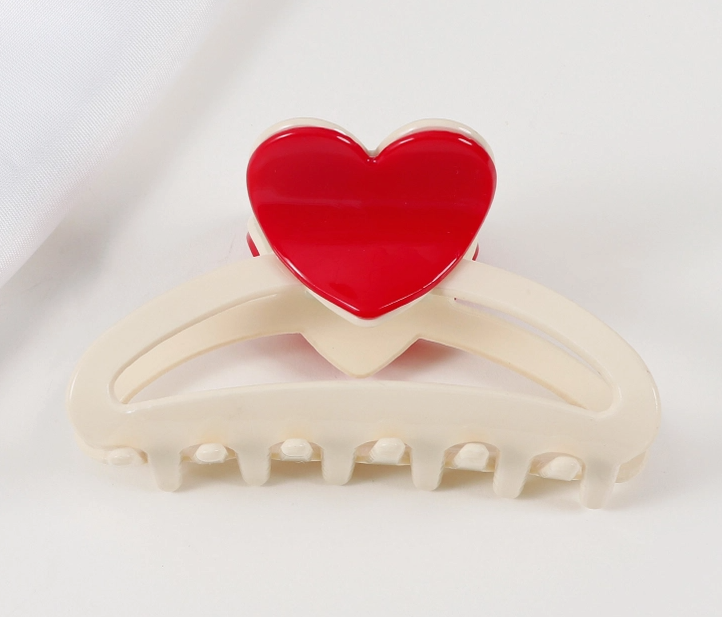 Heart Hair Claw Clip