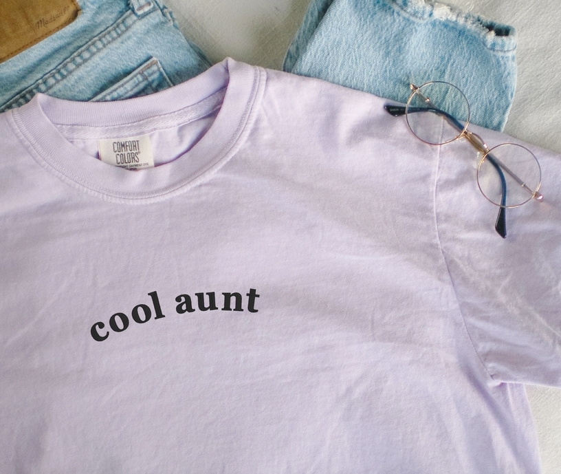Cool Aunt Embroidered Tee