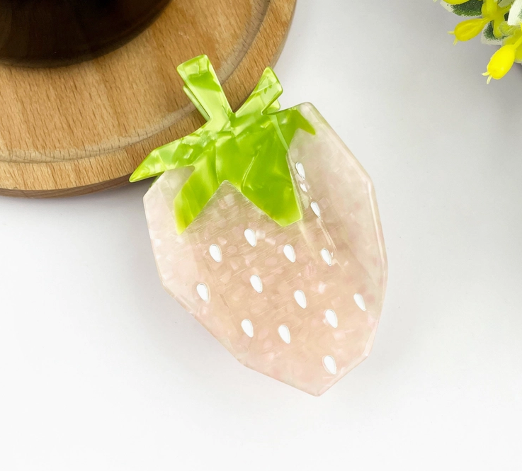 Strawberry Claw Hair Clip