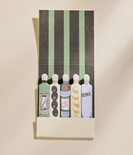 Martini Cheers Matchbook