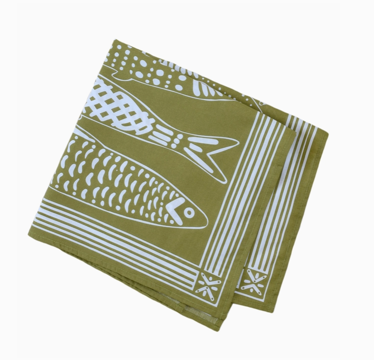 Bandana- Sardine Olive Green