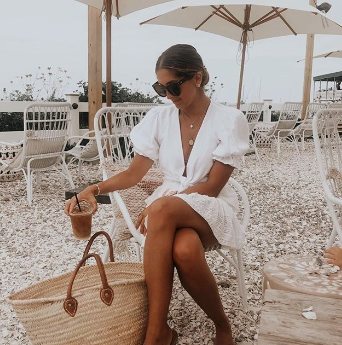 Straw Bag Large with Short Strap