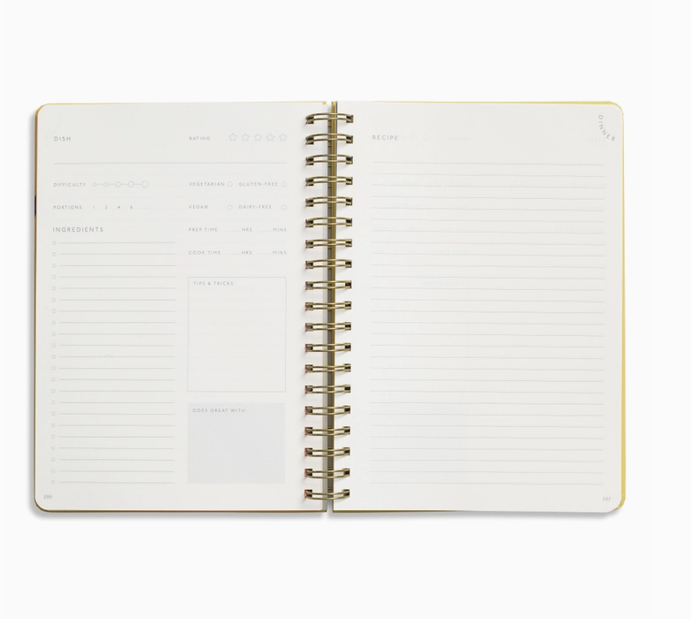 Spiral Recipe Notebook