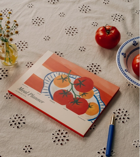 Meal Planner Notebook Tomatoes