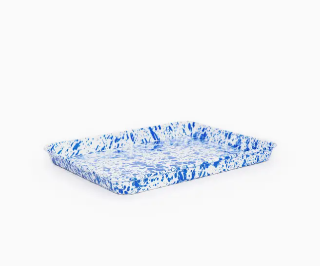 Splatter Enamelware Small Tray