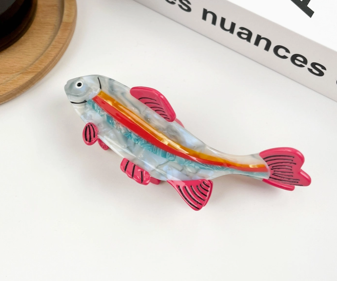 Fish Claw Hair Clip pink