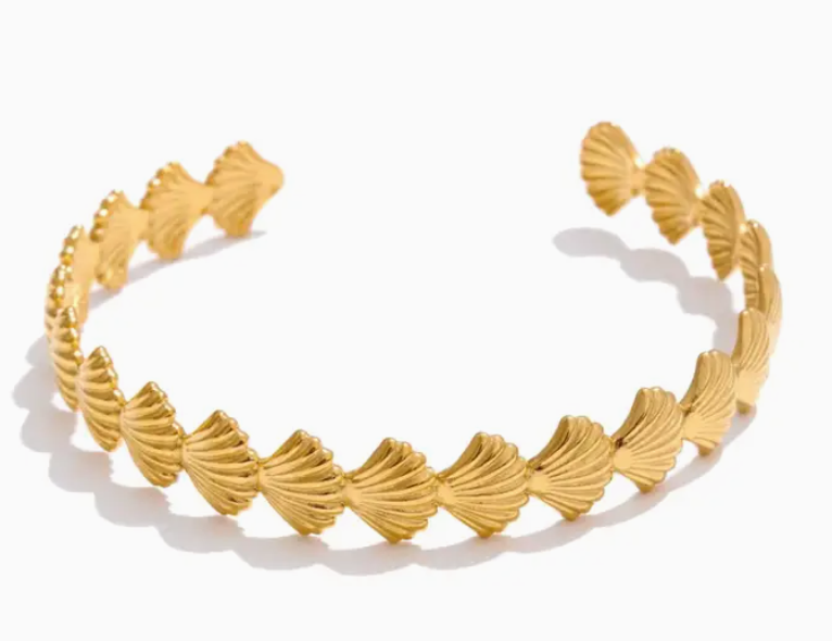 Multi Shell Cuff Bracelet