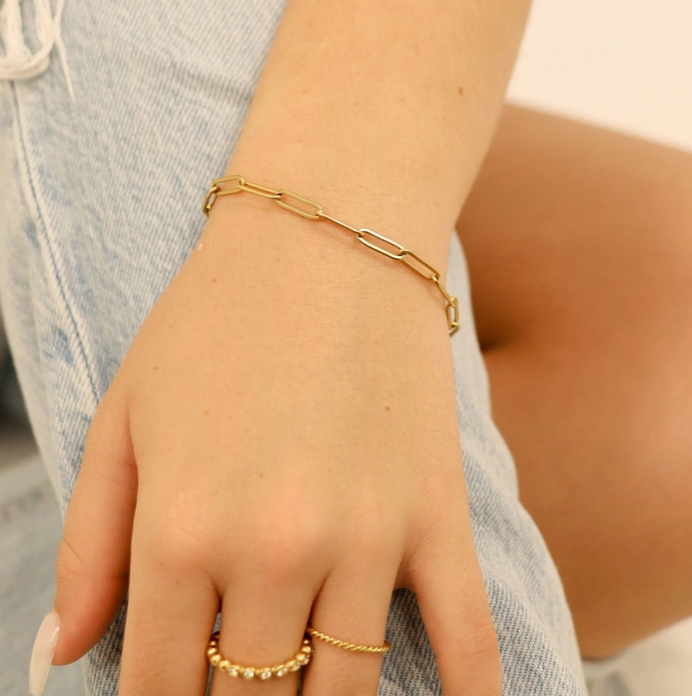 Paperclip Chain Bracelet