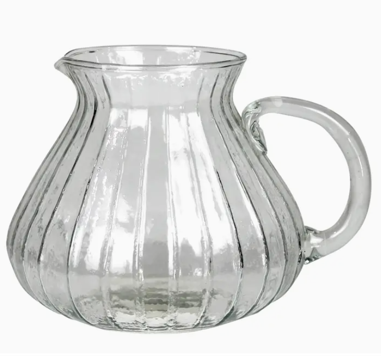 Glass Textured Pitcher