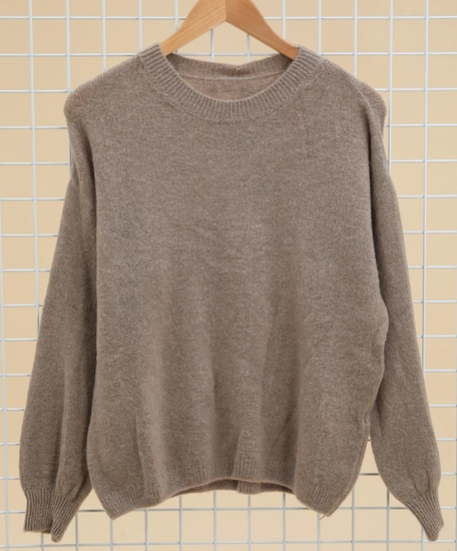 Alpaca Crewneck Sweater - made in Italy