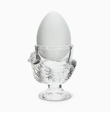 Glass Chicken Egg Holder