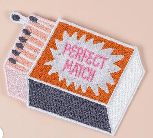 Perfect Match, iron on patch
