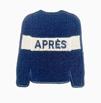 Après Ski Sweater, iron on patch