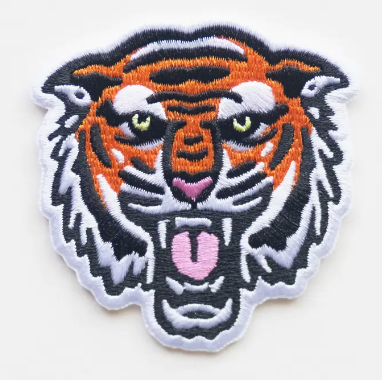 Tiger, iron on patch
