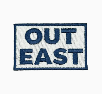 Out East, iron on patch
