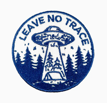 Leave No Trace, iron on patch