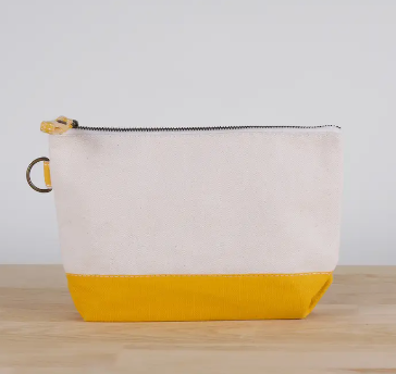 Canvas Zip Pouches