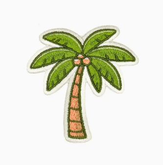 Palm Tree, iron on patch
