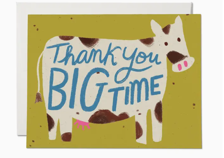 Thank You Big Time, greeting card