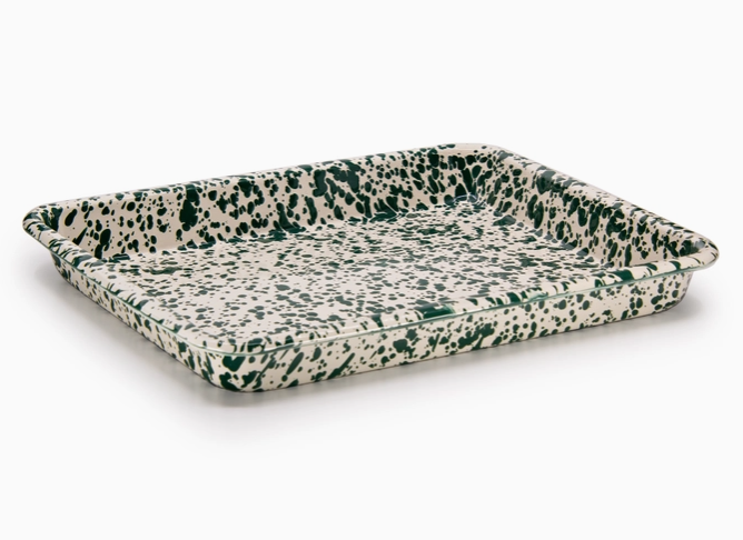 Splatter Enamelware Small Tray