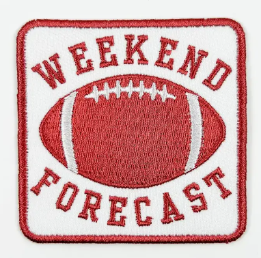 Weekend Forecast, iron on patch