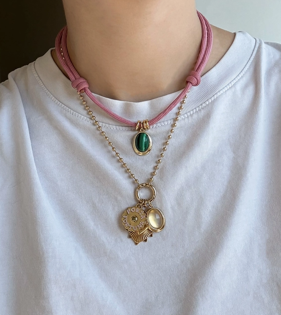 Moonstone Bezel Charm
