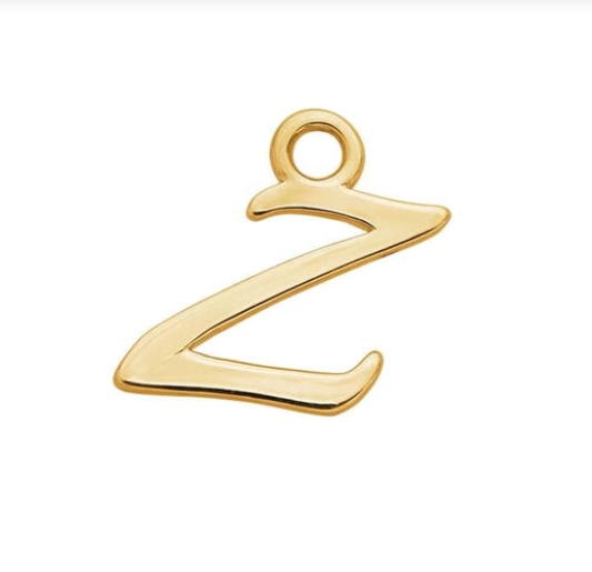Letter Charms 14k Solid Gold MEDIUM
