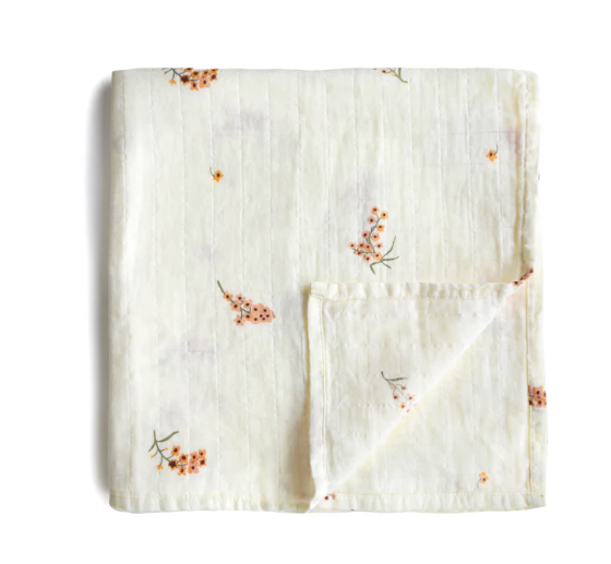 Mushie Muslin Swaddle Blanket (assorted)