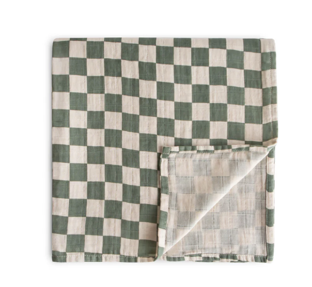 Mushie Muslin Swaddle Blanket (assorted)