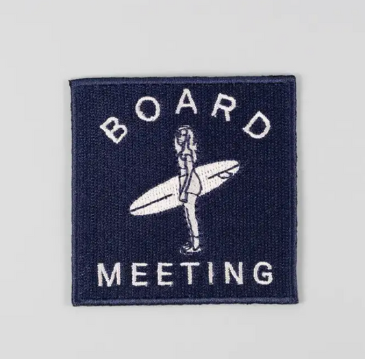 Board Meeting, iron on patch
