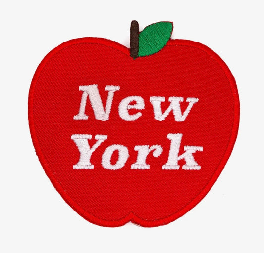 New York Apple, iron on patch
