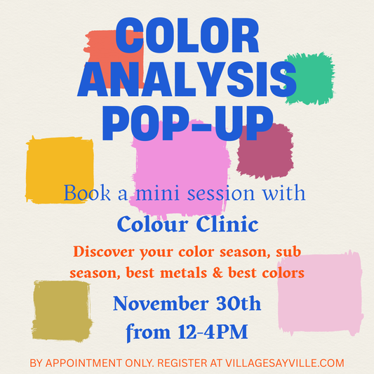 *Color Analysis Pop-up 11/30