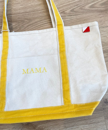 Canvas Mama Tote yellow