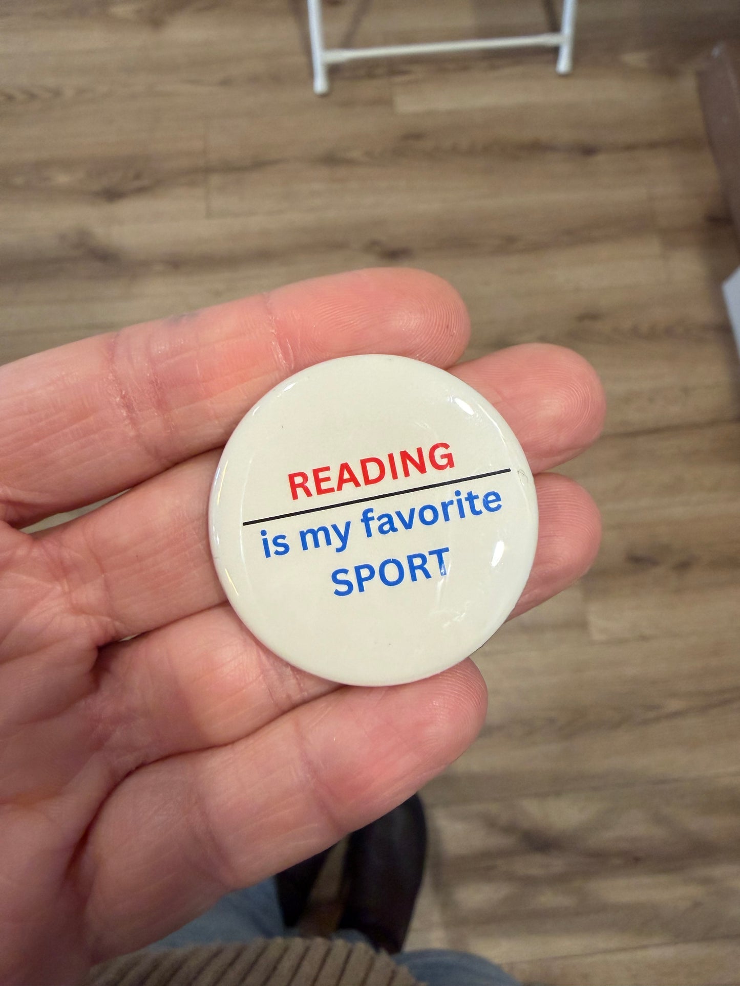 Reading is my Favorite Sport Button