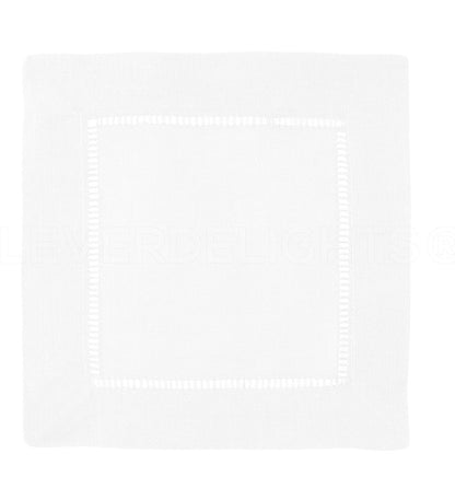Embroidered Linen Cocktail Napkins