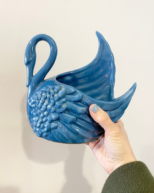 Vintage Ceramic Swan Holder