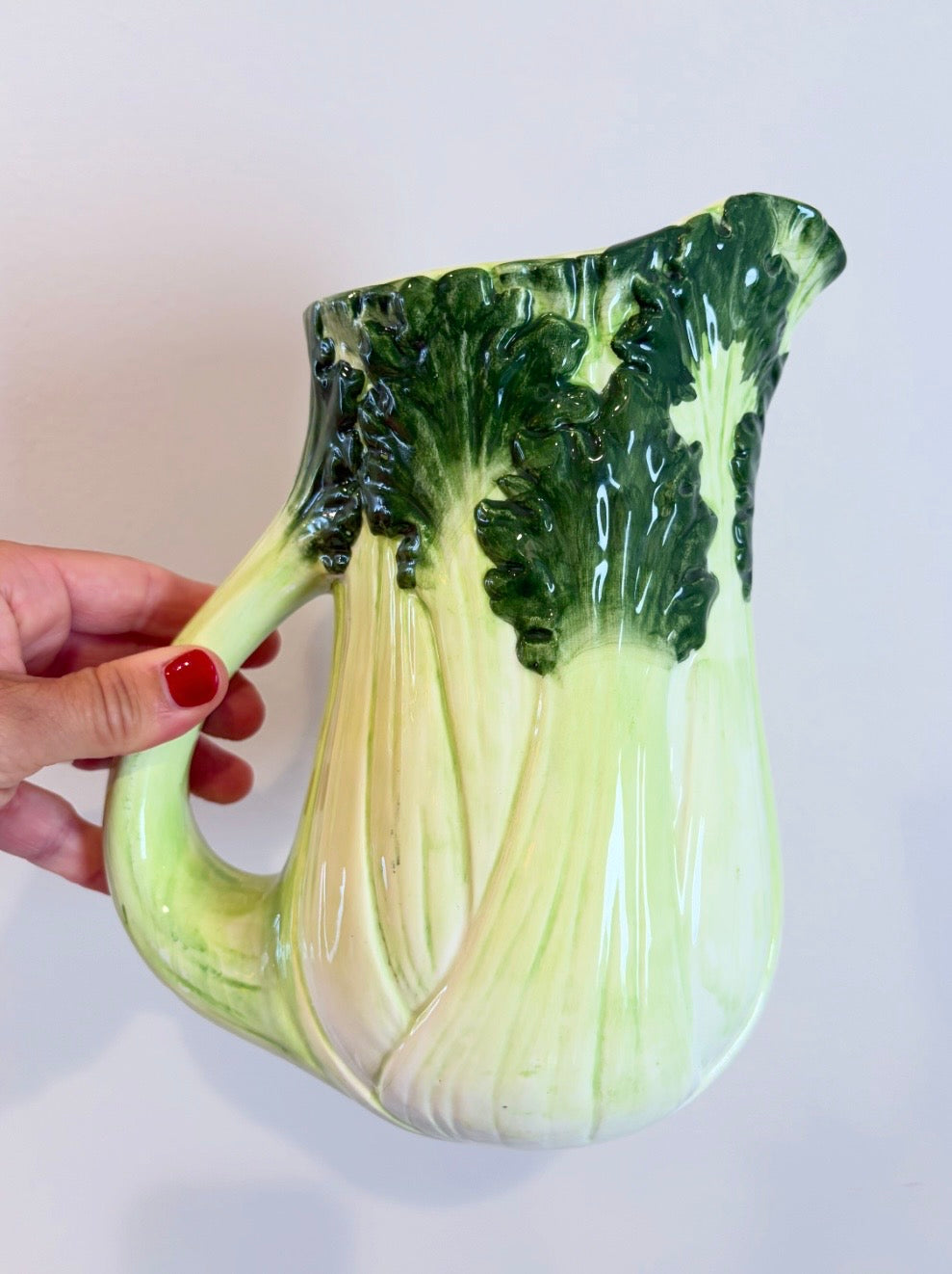 Vintage Celery Pitcher