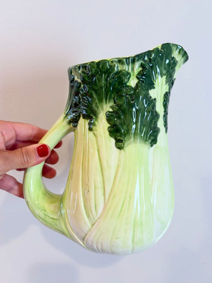 Vintage Celery Pitcher