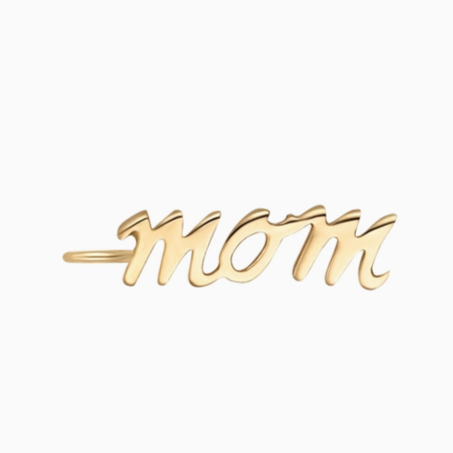 MOM charm 14K Solid Gold