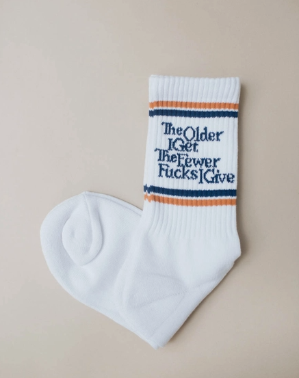 The Older I Get The Fewer Fucks I Give Socks