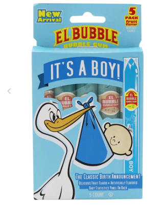 It's A Boy Cigar Bubble Gum 5 pack