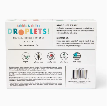 Droplets Natural Kid Bath Bomb set