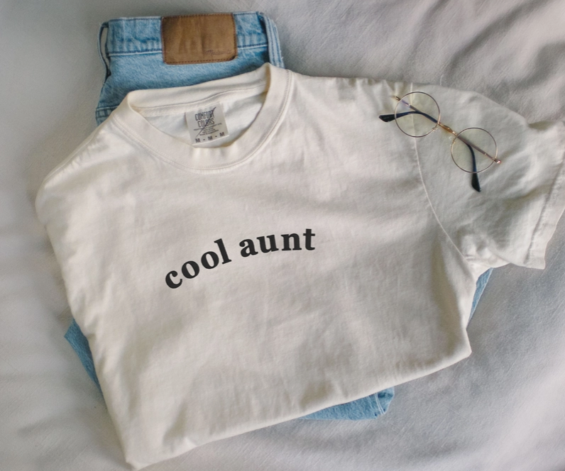 Cool Aunt Embroidered Tee